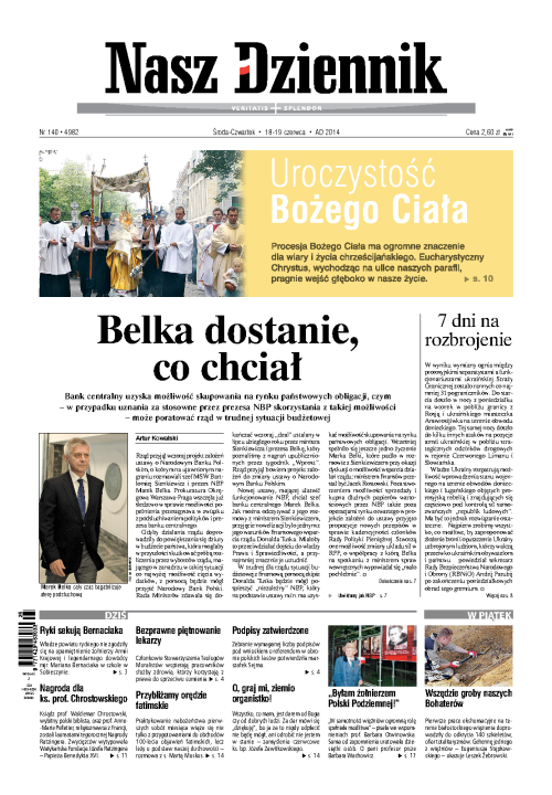 Nasz Dziennik z dnia 18.06.2014 wydanie PDF