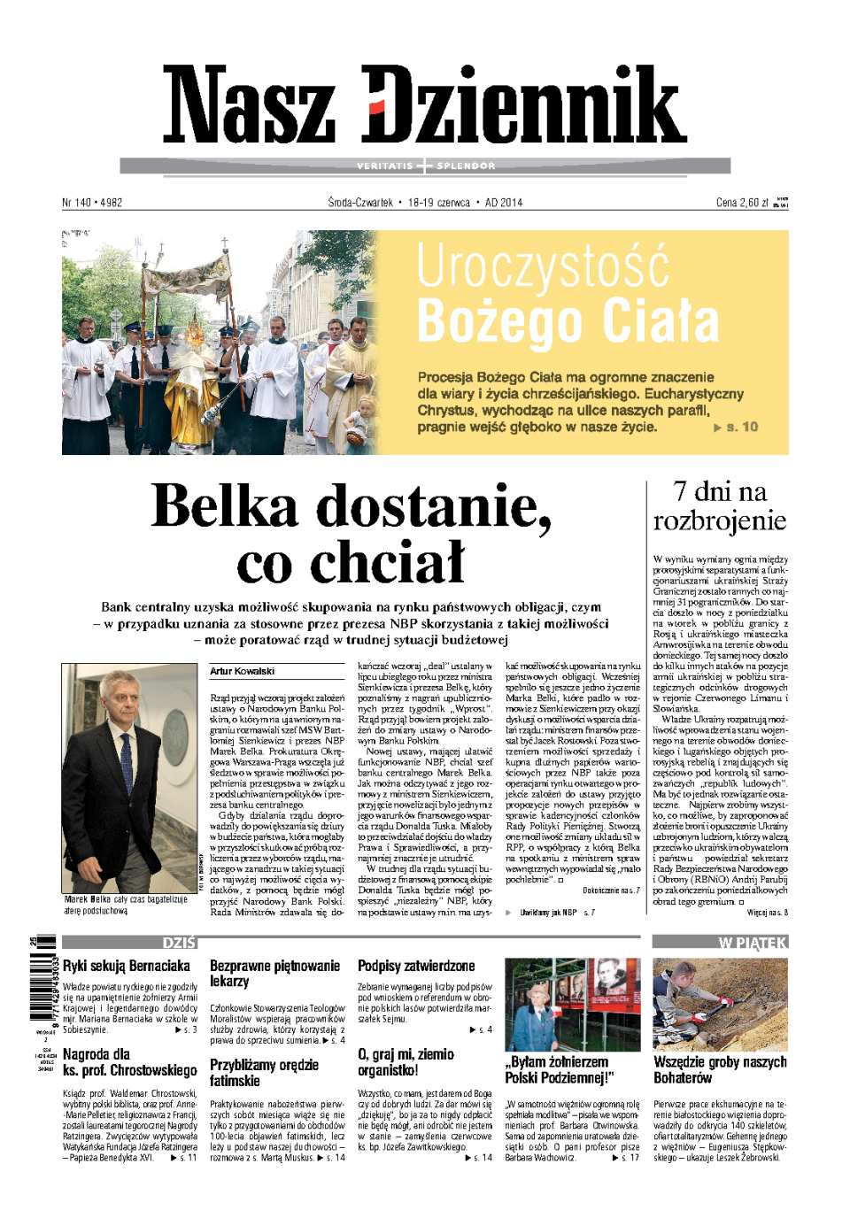 Nasz Dziennik z dnia 18.06.2014 wydanie PDF
