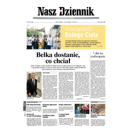 Nasz Dziennik z dnia 18.06.2014 wydanie PDF