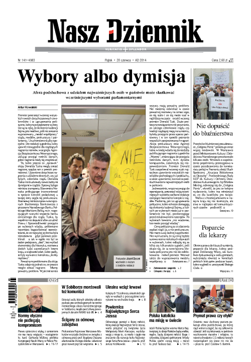 Nasz Dziennik z dnia 20.06.2014 wydanie PDF