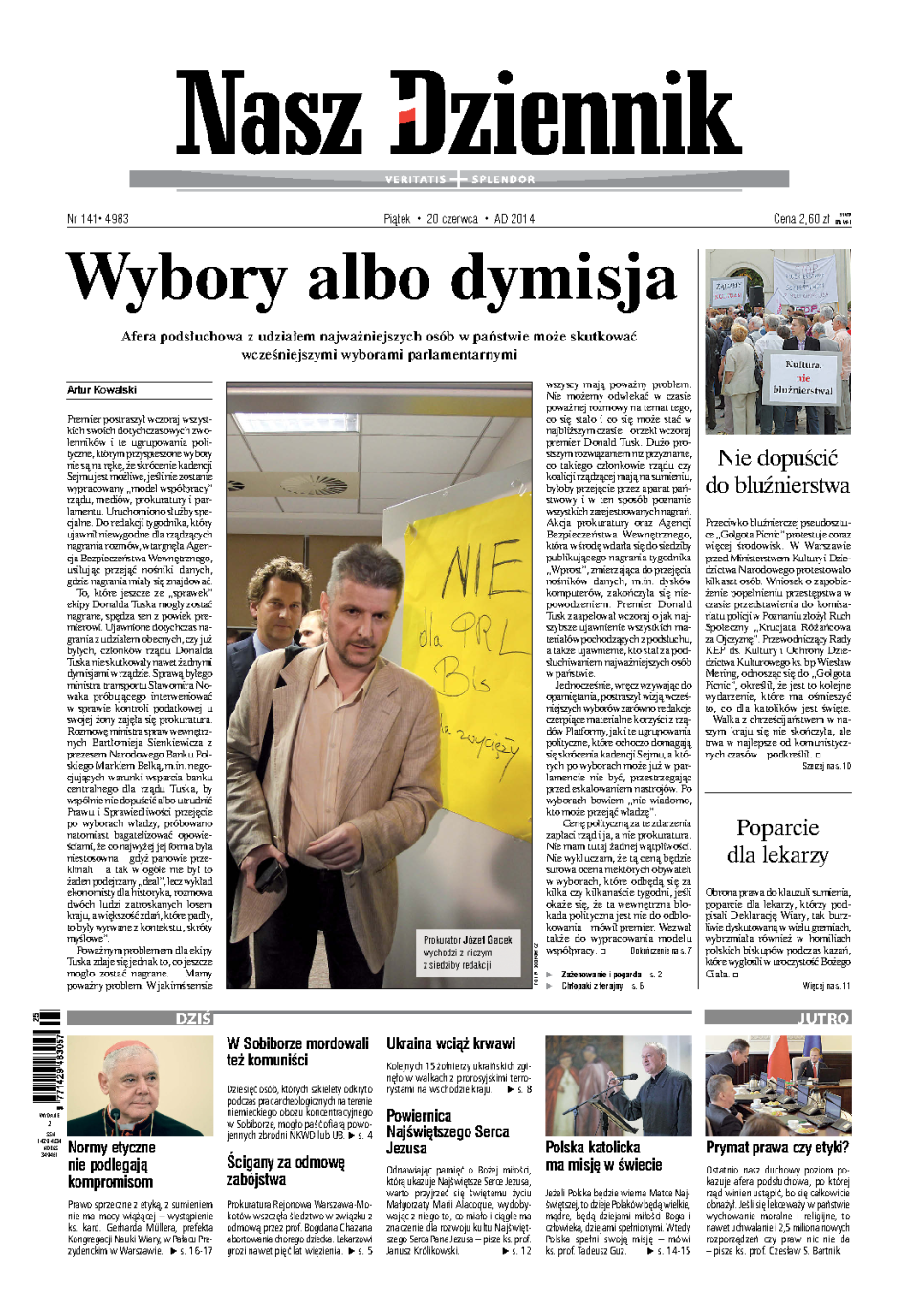 Nasz Dziennik z dnia 20.06.2014 wydanie PDF