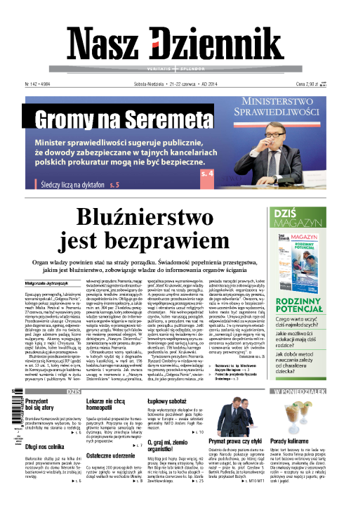 Nasz Dziennik z dnia 21.06.2014 wydanie PDF