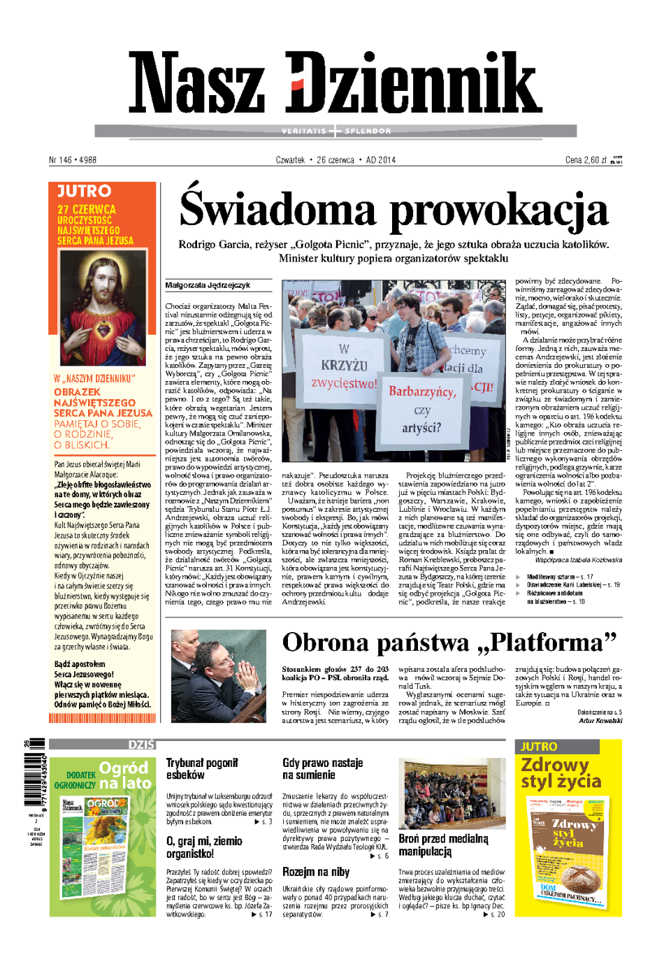 Nasz Dziennik z dnia 26.06.2014 wydanie PDF