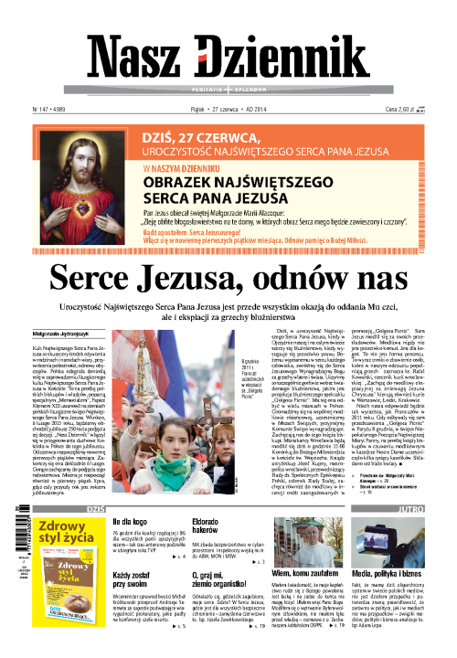 Nasz Dziennik z dnia 27.06.2014 wydanie PDF
