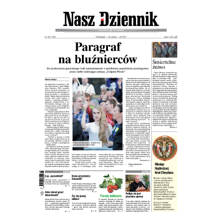 Nasz Dziennik z dnia 30.06.2014 wydanie PDF