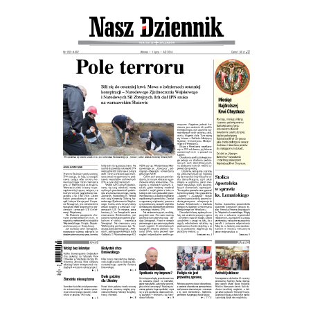 Nasz Dziennik z dnia 01.07.2014 wydanie PDF
