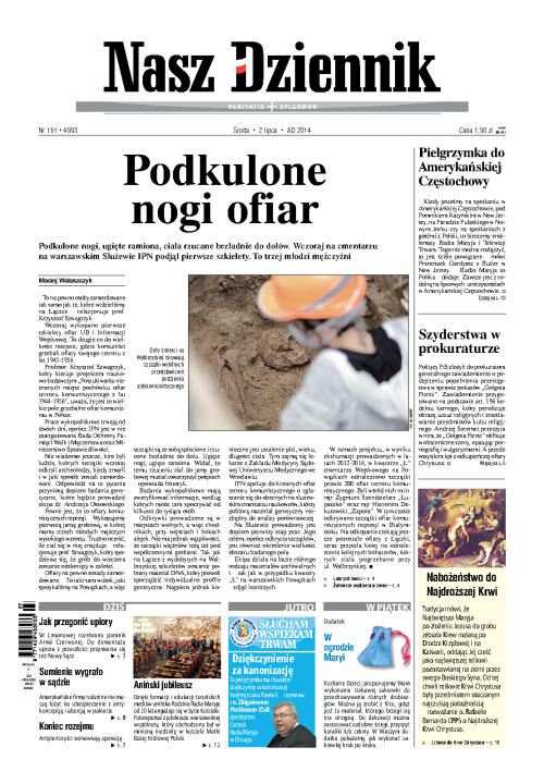 Nasz Dziennik z dnia 02.07.2014 wydanie PDF