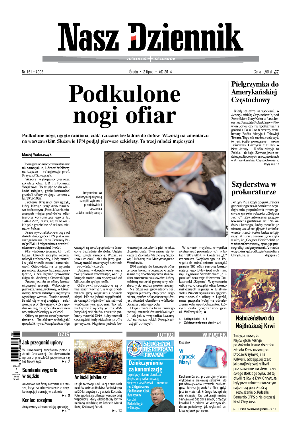 Nasz Dziennik z dnia 02.07.2014 wydanie PDF