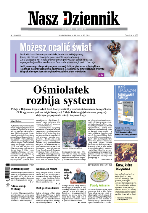 Nasz Dziennik z dnia 05.07.2014 wydanie PDF