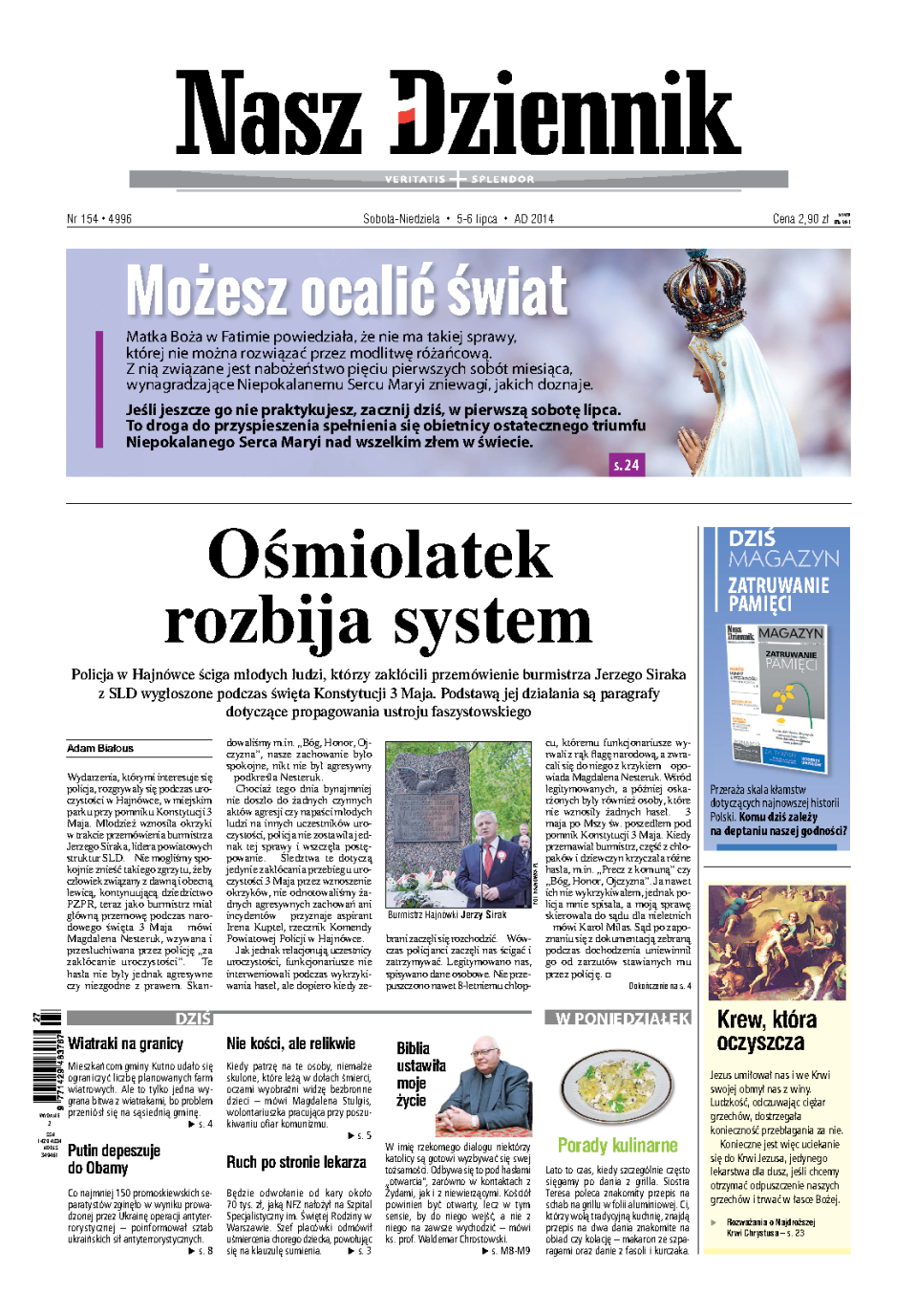 Nasz Dziennik z dnia 05.07.2014 wydanie PDF