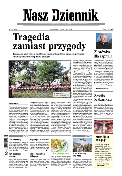 Nasz Dziennik z dnia 07.07.2014 wydanie PDF