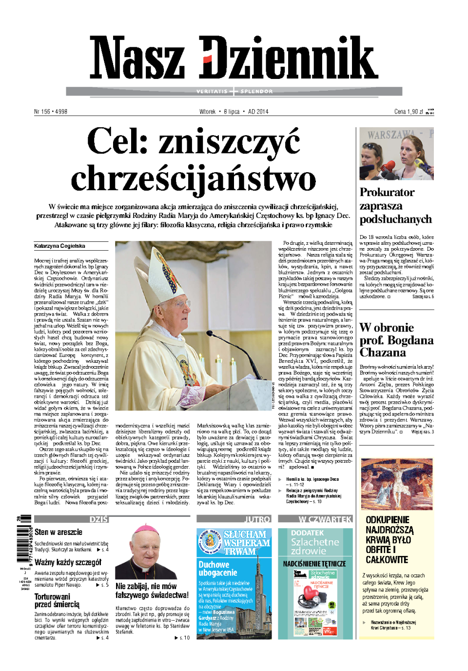 Nasz Dziennik z dnia 08.07.2014 wydanie PDF