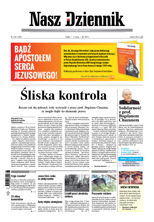 Nasz Dziennik z dnia 11.07.2014 wydanie PDF