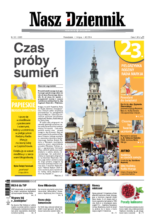 Nasz Dziennik z dnia 14.07.2014 wydanie PDF