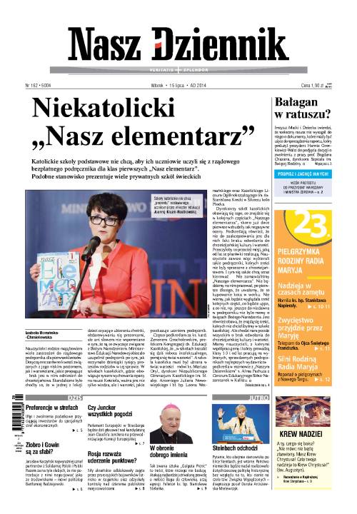 Nasz Dziennik z dnia 15.07.2014 wydanie PDF