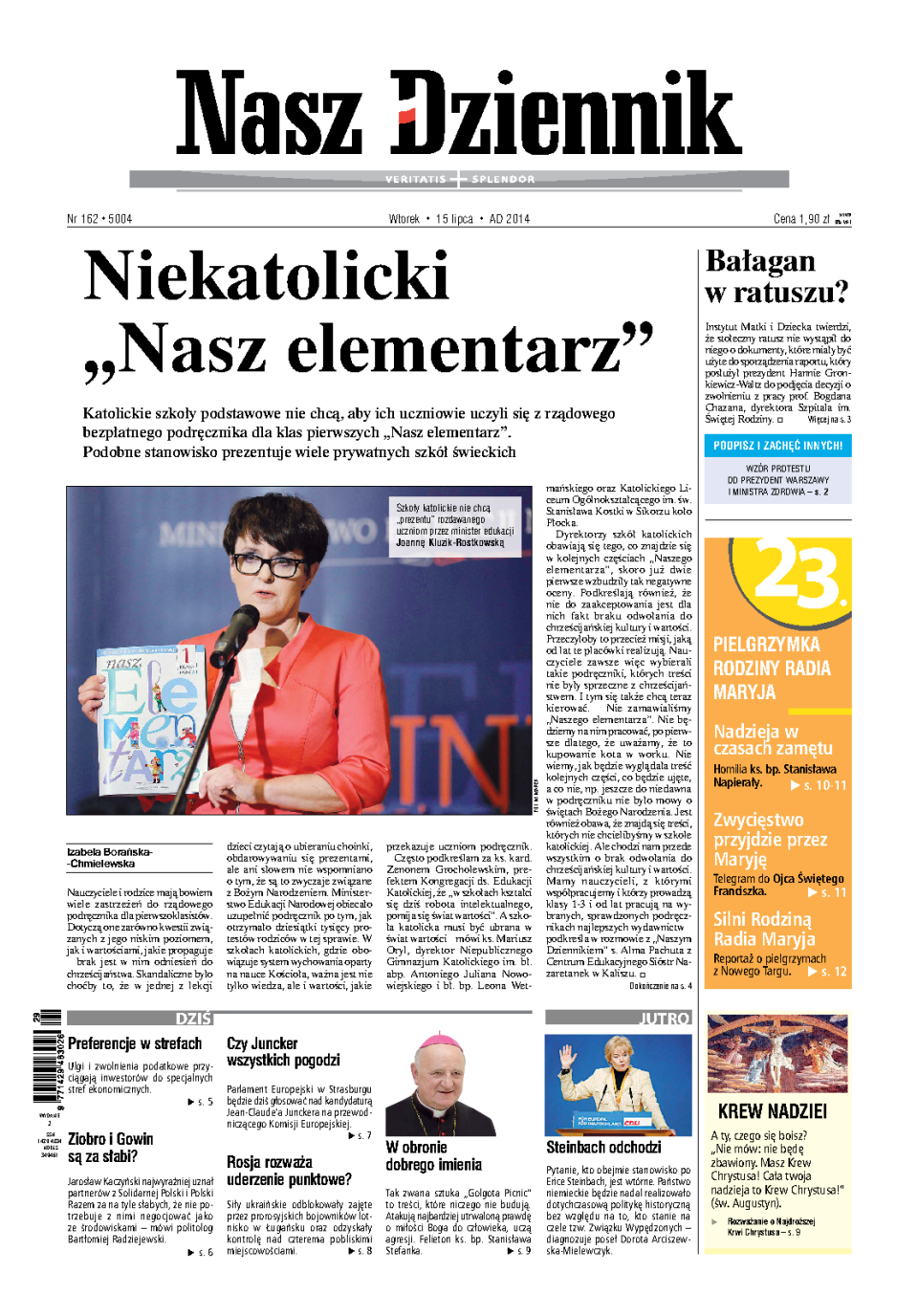 Nasz Dziennik z dnia 15.07.2014 wydanie PDF