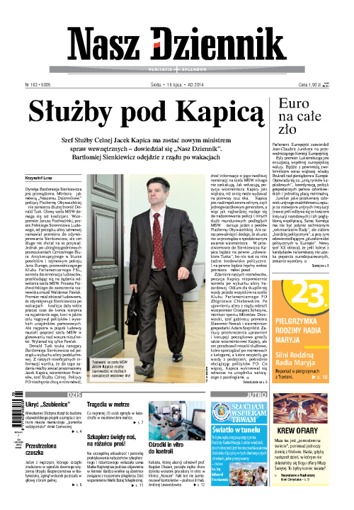 Nasz Dziennik z dnia 16.07.2014 wydanie PDF