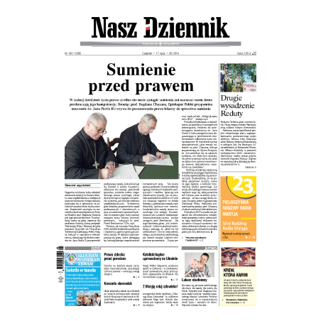 Nasz Dziennik z dnia 17.07.2014 wydanie PDF
