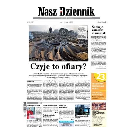 Nasz Dziennik z dnia 18.07.2014 wydanie PDF