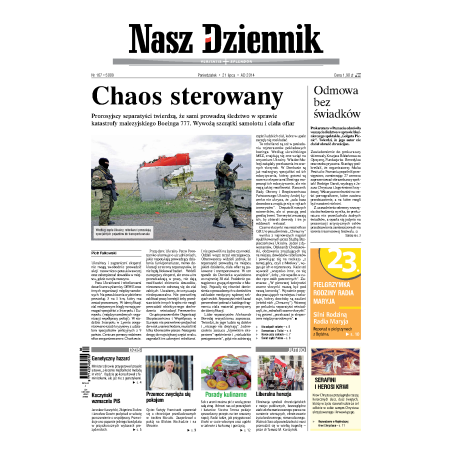 Nasz Dziennik z dnia 21.07.2014 wydanie PDF