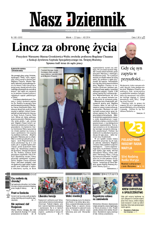 Nasz Dziennik z dnia 22.07.2014 wydanie PDF
