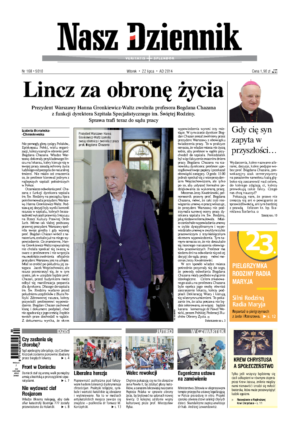 Nasz Dziennik z dnia 22.07.2014 wydanie PDF