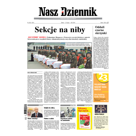 Nasz Dziennik z dnia 23.07.2014 wydanie PDF