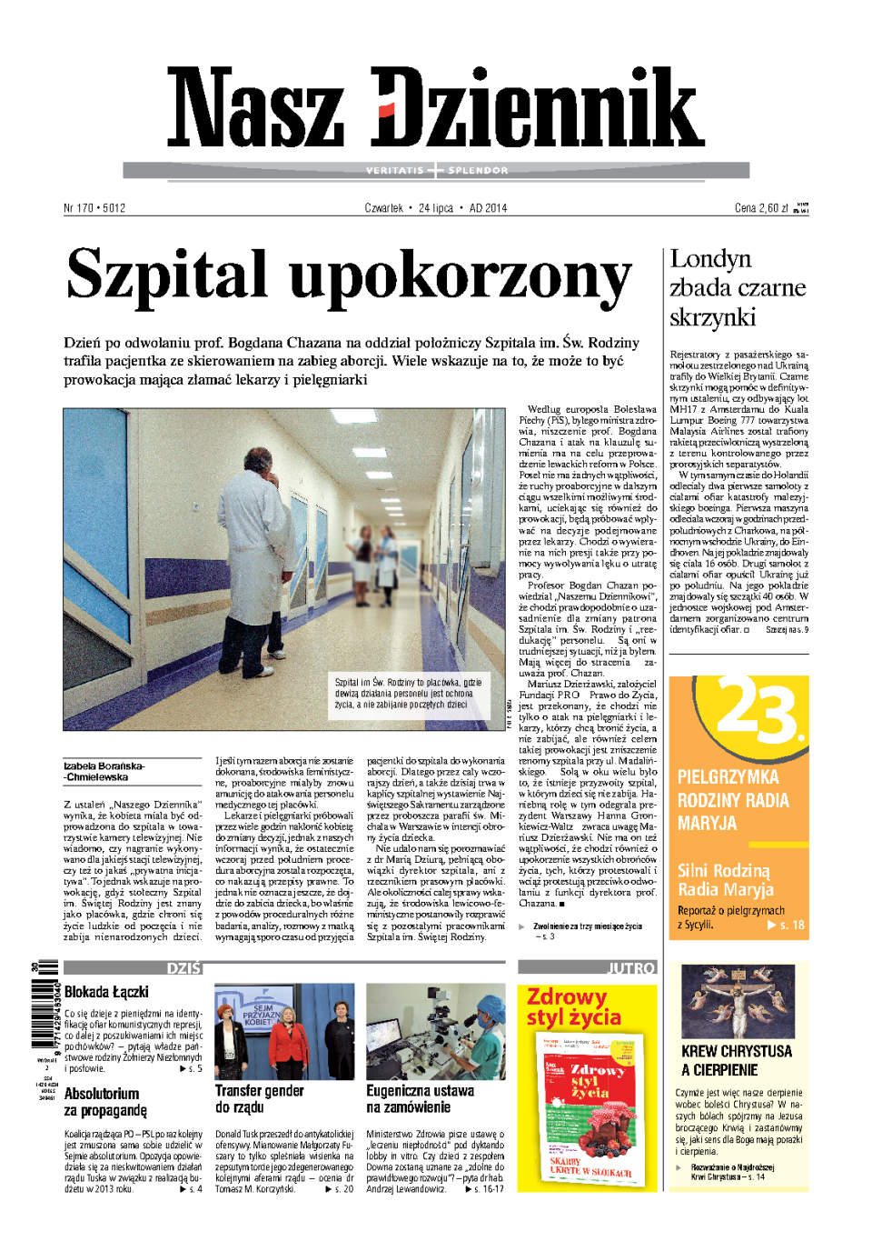 Nasz Dziennik z dnia 24.07.2014 wydanie PDF