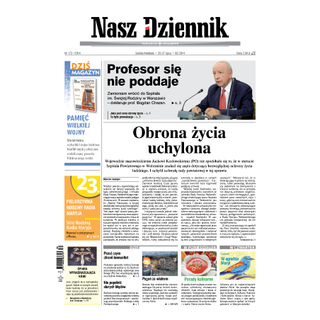 Nasz Dziennik z dnia 26.07.2014 wydanie PDF
