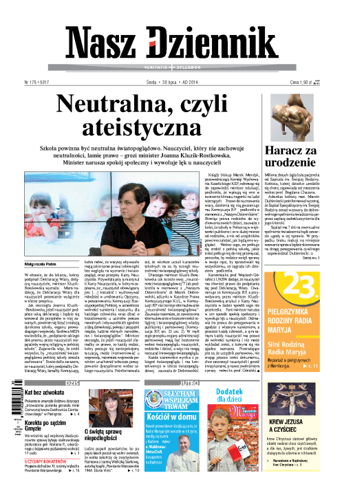 Nasz Dziennik z dnia 30.07.2014 wydanie PDF