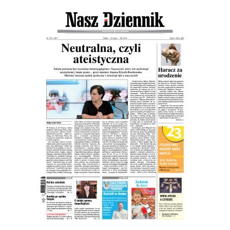 Nasz Dziennik z dnia 30.07.2014 wydanie PDF