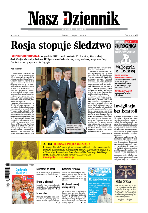 Nasz Dziennik z dnia 31.07.2014 wydanie PDF