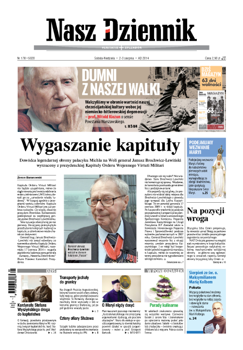 Nasz Dziennik z dnia 02.08.2014 wydanie PDF