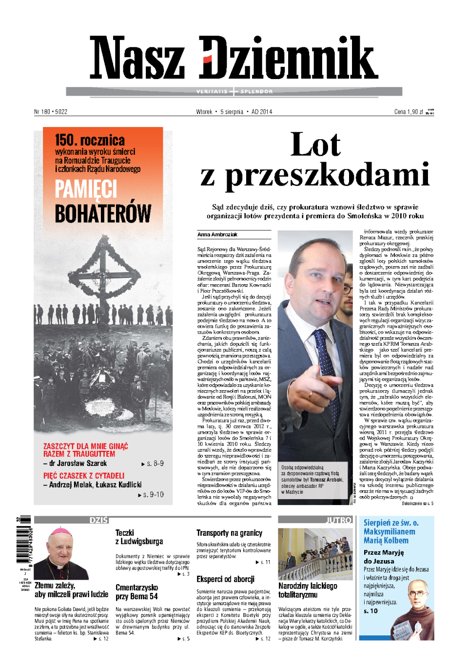 Nasz Dziennik z dnia 05.08.2014 wydanie PDF
