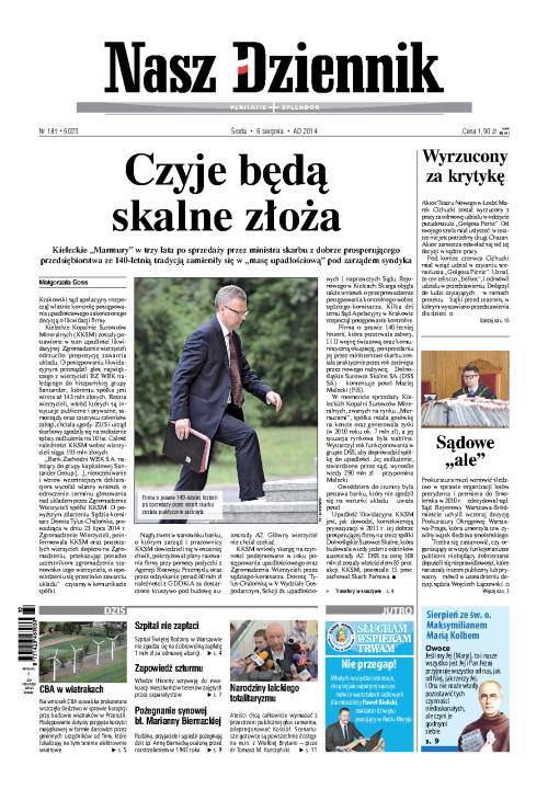 Nasz Dziennik z dnia 06.08.2014 wydanie PDF