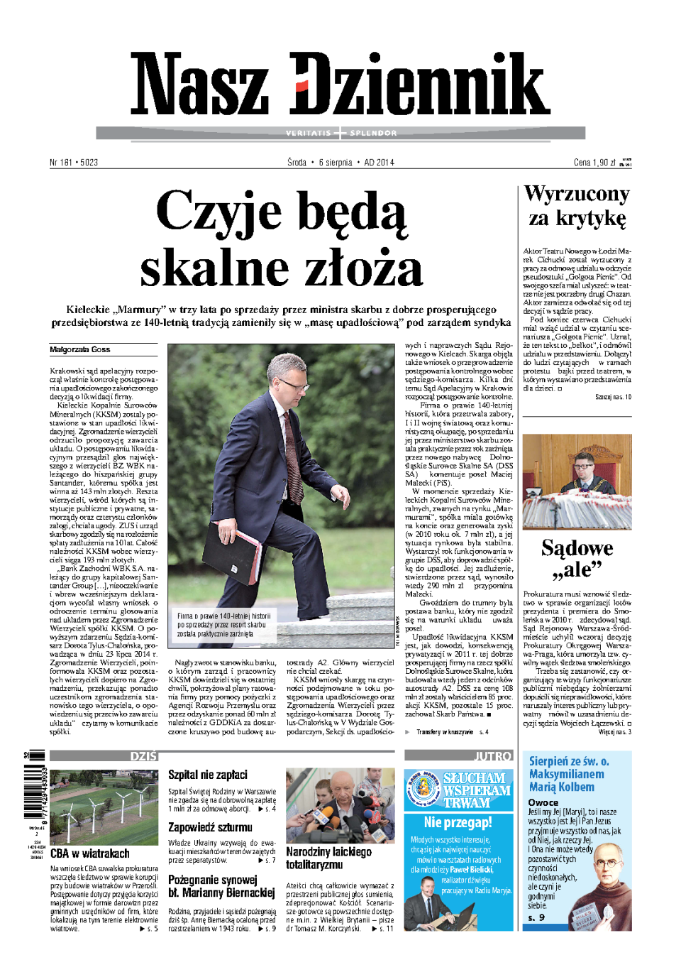 Nasz Dziennik z dnia 06.08.2014 wydanie PDF