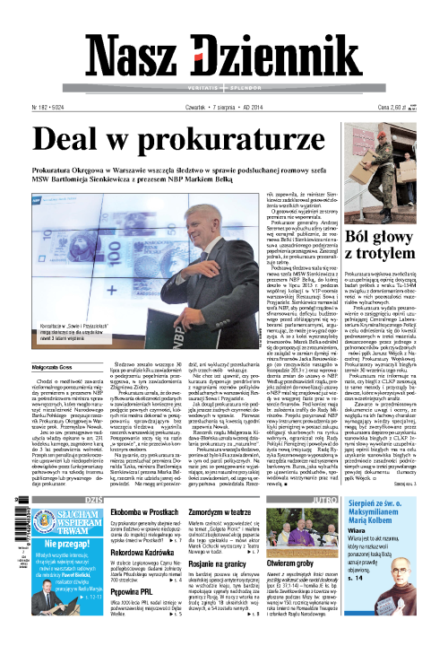 Nasz Dziennik z dnia 07.08.2014 wydanie PDF