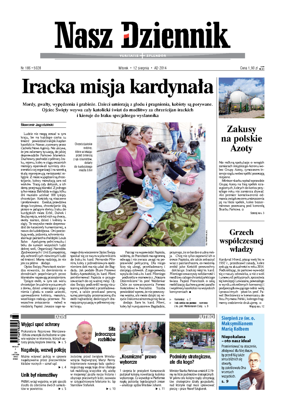 Nasz Dziennik z dnia 12.08.2014 wydanie PDF