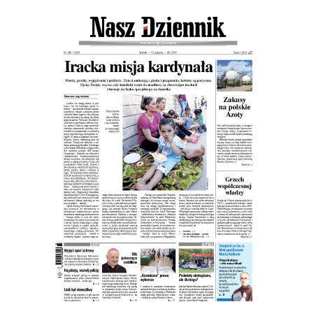 Nasz Dziennik z dnia 12.08.2014 wydanie PDF