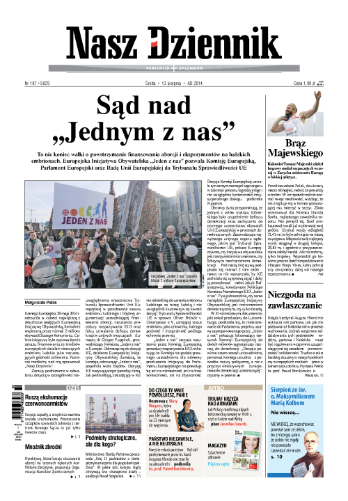 Nasz Dziennik z dnia 13.08.2014 wydanie PDF