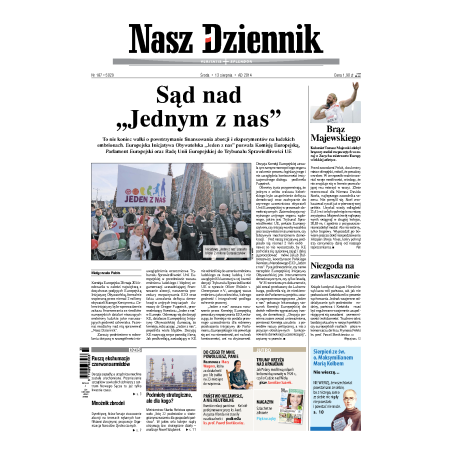 Nasz Dziennik z dnia 13.08.2014 wydanie PDF