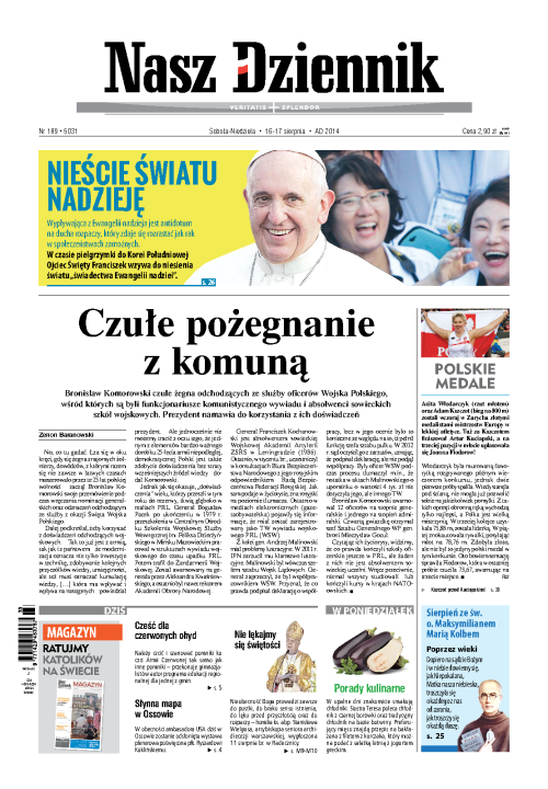 Nasz Dziennik z dnia 16.08.2014 wydanie PDF