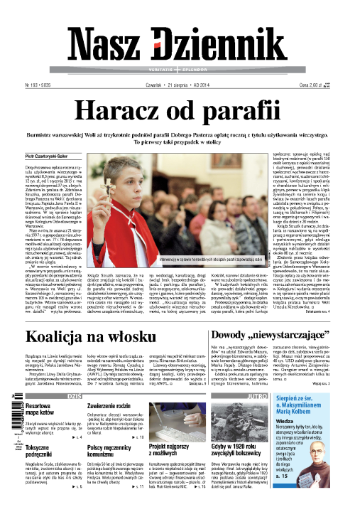 Nasz Dziennik z dnia 21.08.2014 wydanie PDF