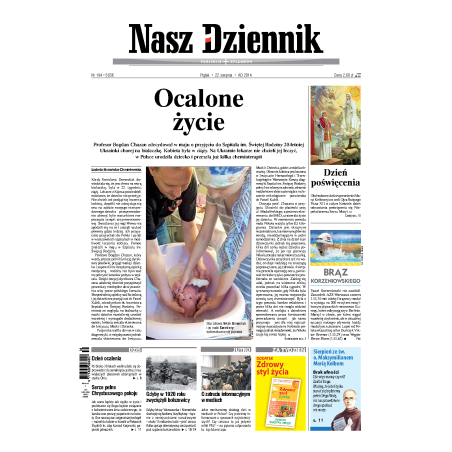 Nasz Dziennik z dnia 22.08.2014 wydanie PDF
