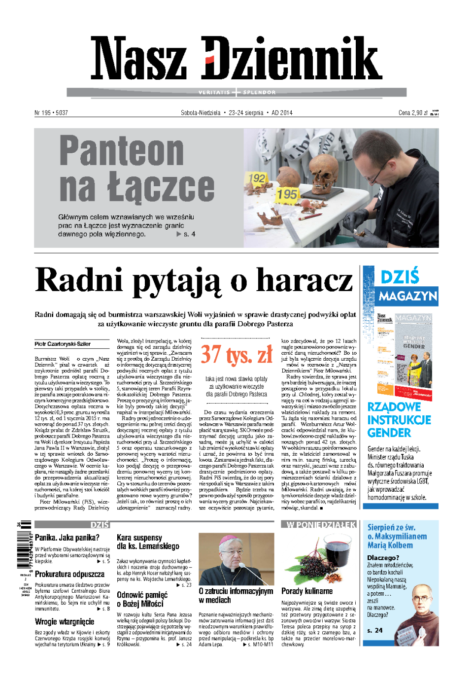 Nasz Dziennik z dnia 23.08.2014 wydanie PDF