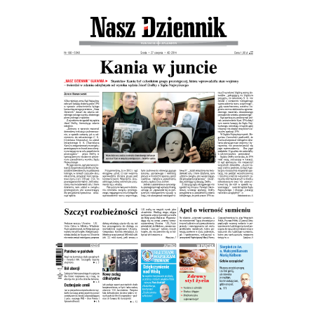Nasz Dziennik z dnia 27.08.2014 wydanie PDF