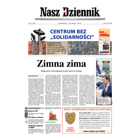 Nasz Dziennik z dnia 30.08.2014 wydanie PDF