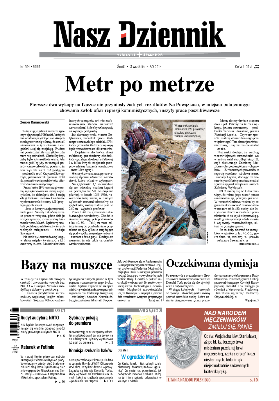 Nasz Dziennik z dnia 03.09.2014 wydanie PDF