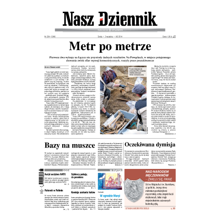 Nasz Dziennik z dnia 03.09.2014 wydanie PDF