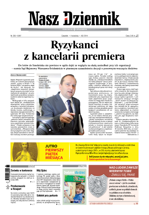 Nasz Dziennik z dnia 04.09.2014 wydanie PDF